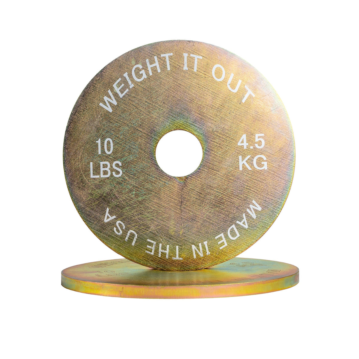 Cast Iron Machined 45lb And Calibrated Solid Steel Weight Plate Sets