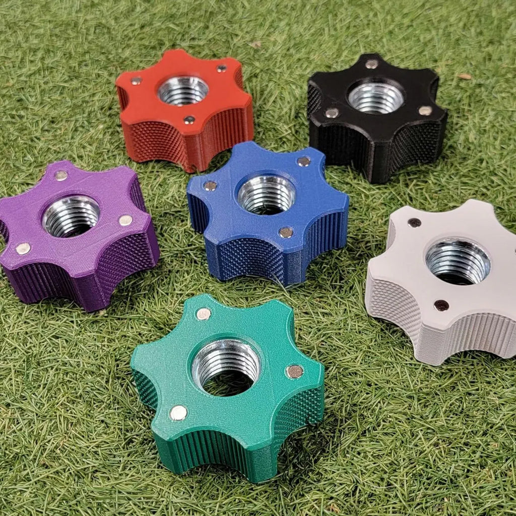 The MagNut - Knurled - Gym Hardware - MAGNETIC