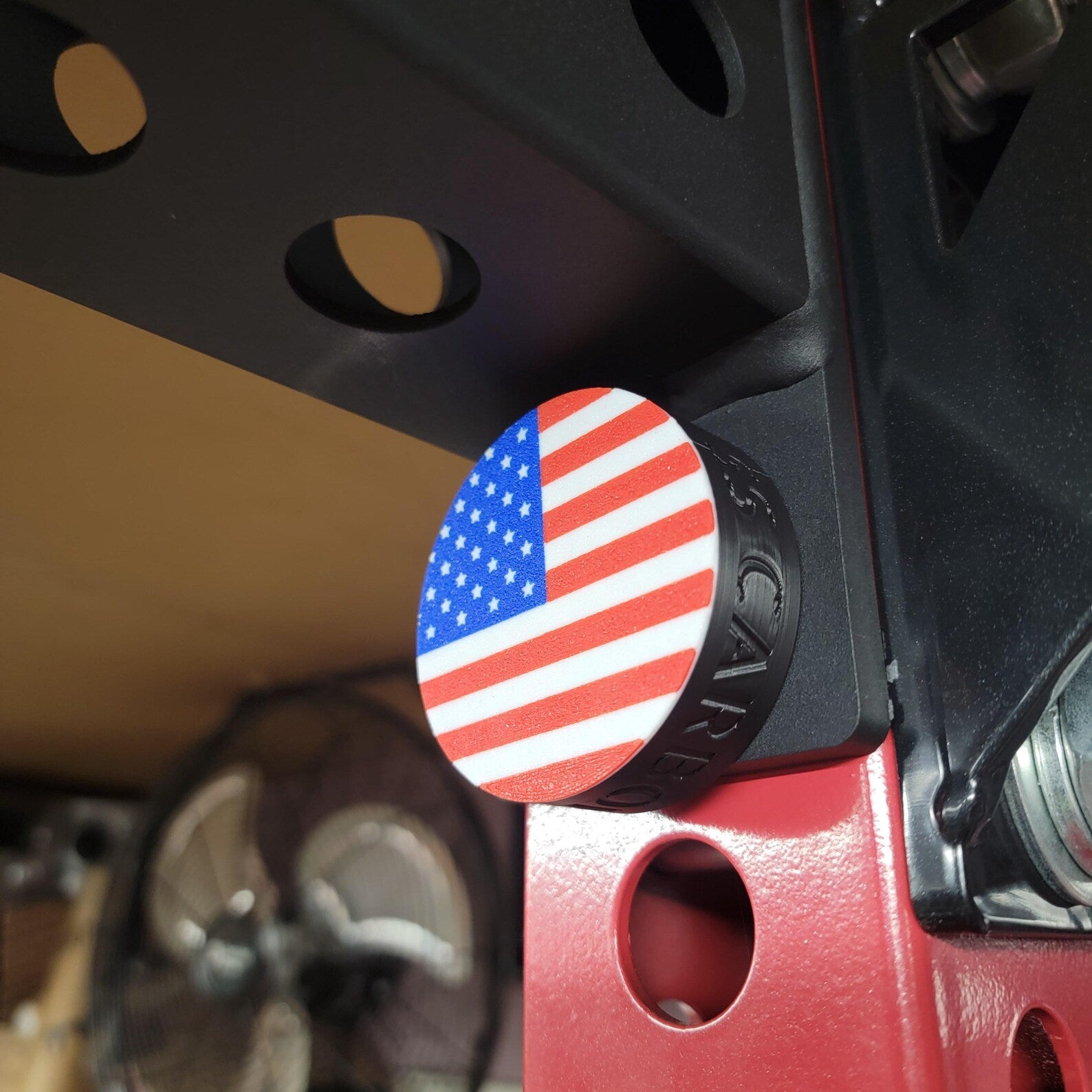 ReRack USA Flag Bolt Head Covers - Gym Rack Accessories