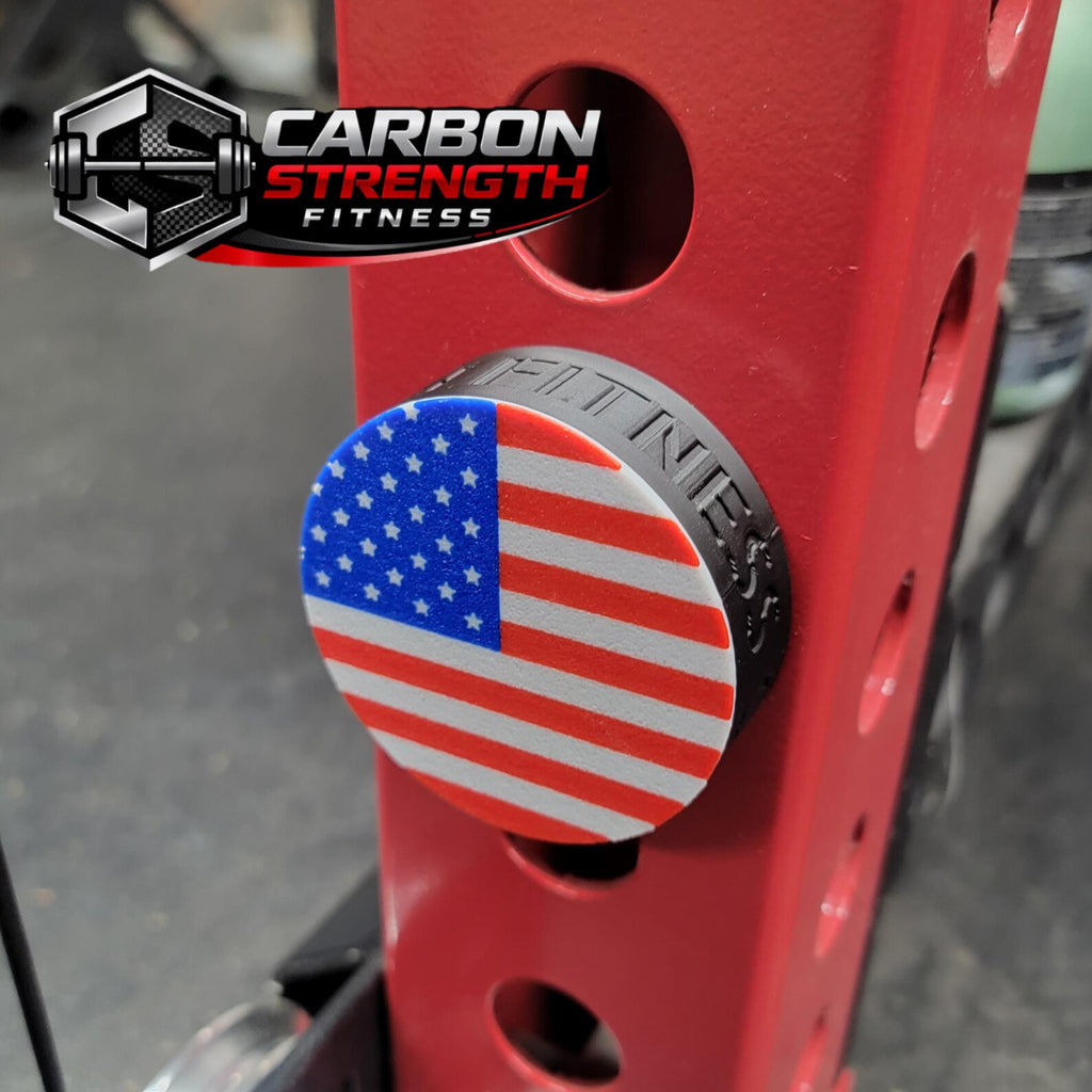 ReRack USA Flag Bolt Head Covers - Gym Rack Accessories