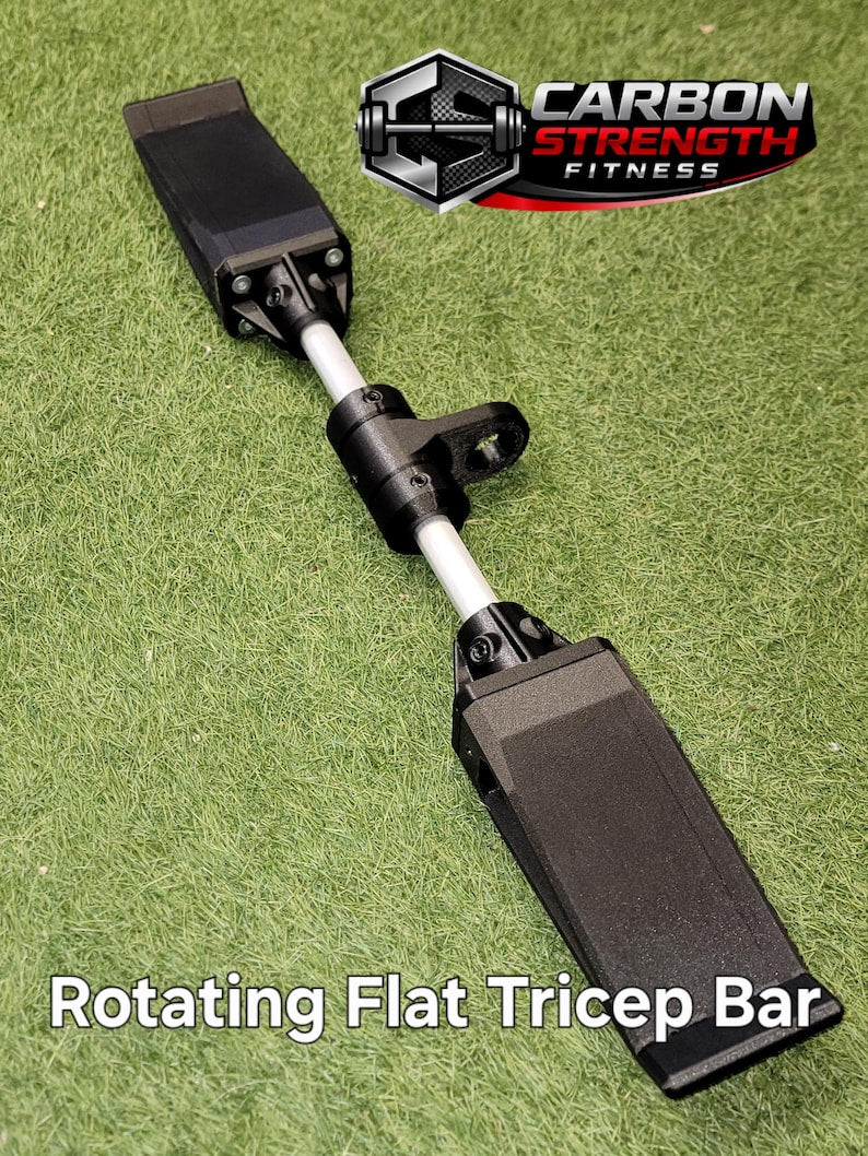 VectorGrip Flat Cable Attachment – Rotating Carbon Fiber Gym Handles
