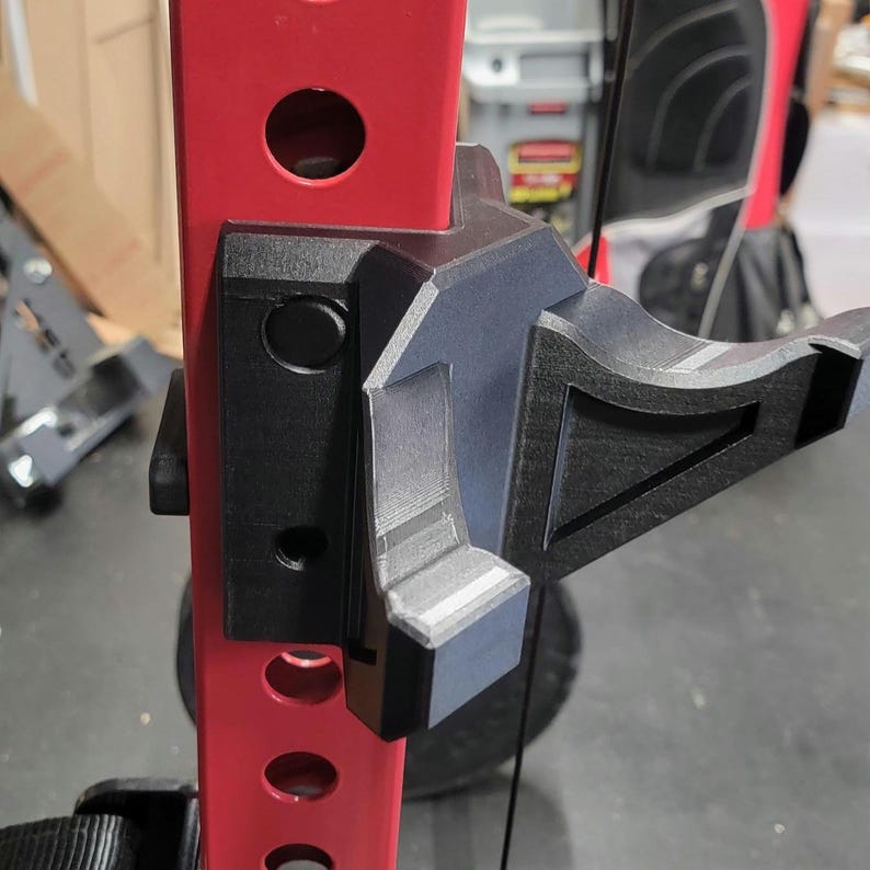 45° Rack Corner Mounted Curl Bar Holder – Fits 5/8” & 1” Rack Holes
