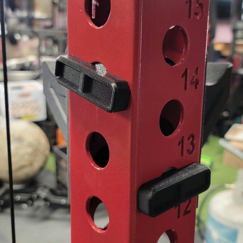 45° Rack Corner Mounted Curl Bar Holder – Fits 5/8” & 1” Rack Holes