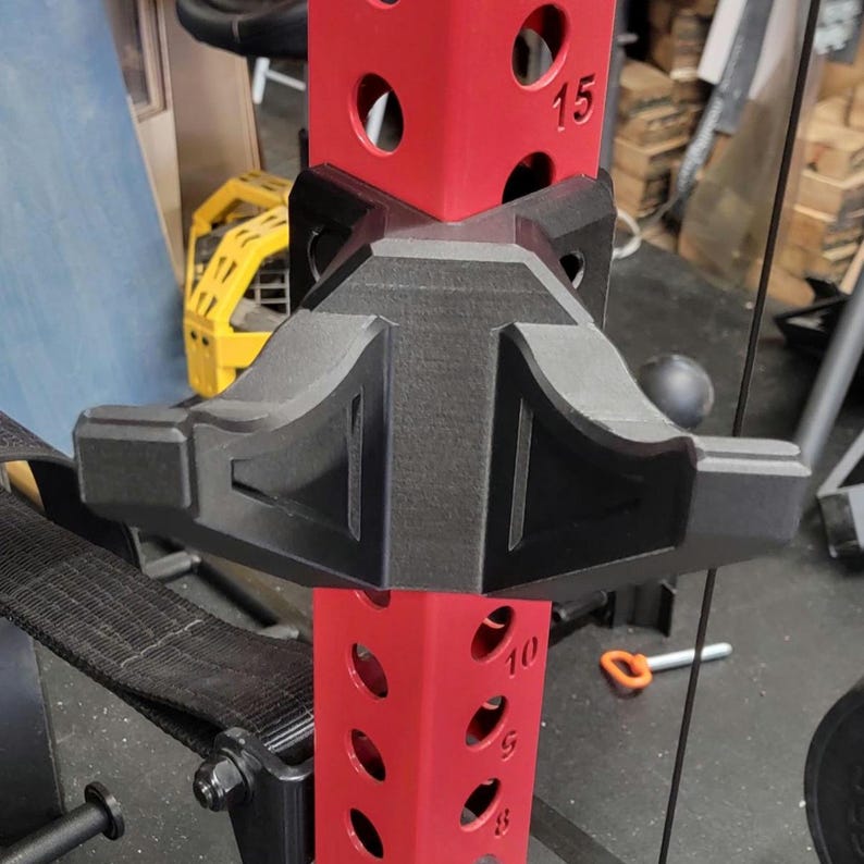 45° Rack Corner Mounted Curl Bar Holder – Fits 5/8” & 1” Rack Holes