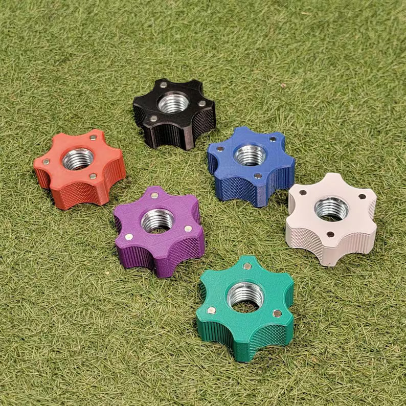 The MagNut - Knurled - Gym Hardware - MAGNETIC