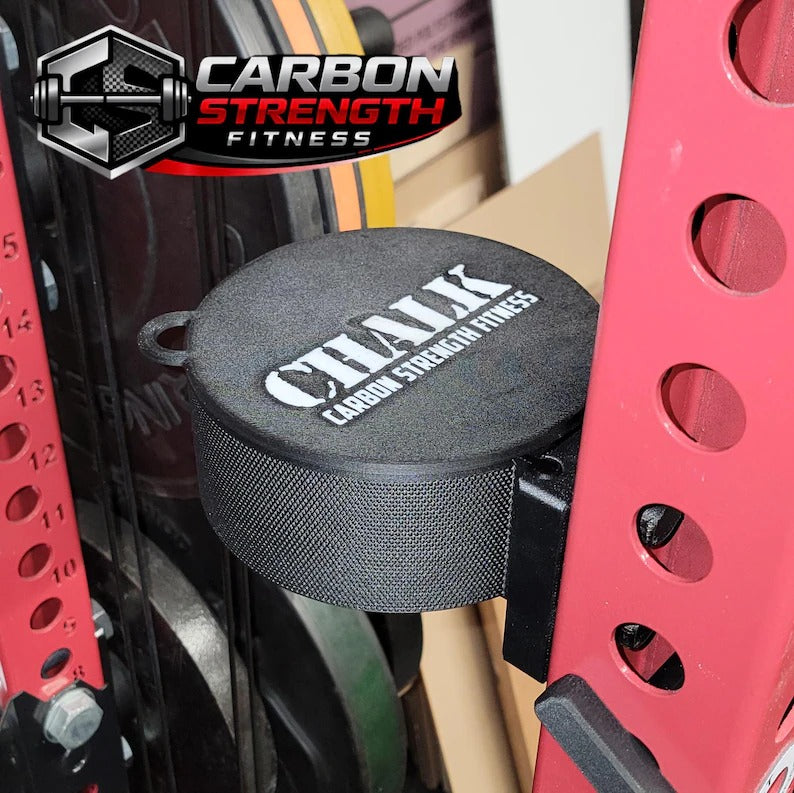 Magnetic Gym Chalk Bowl | Rack or Wall Mount | Carbon Fiber Composite