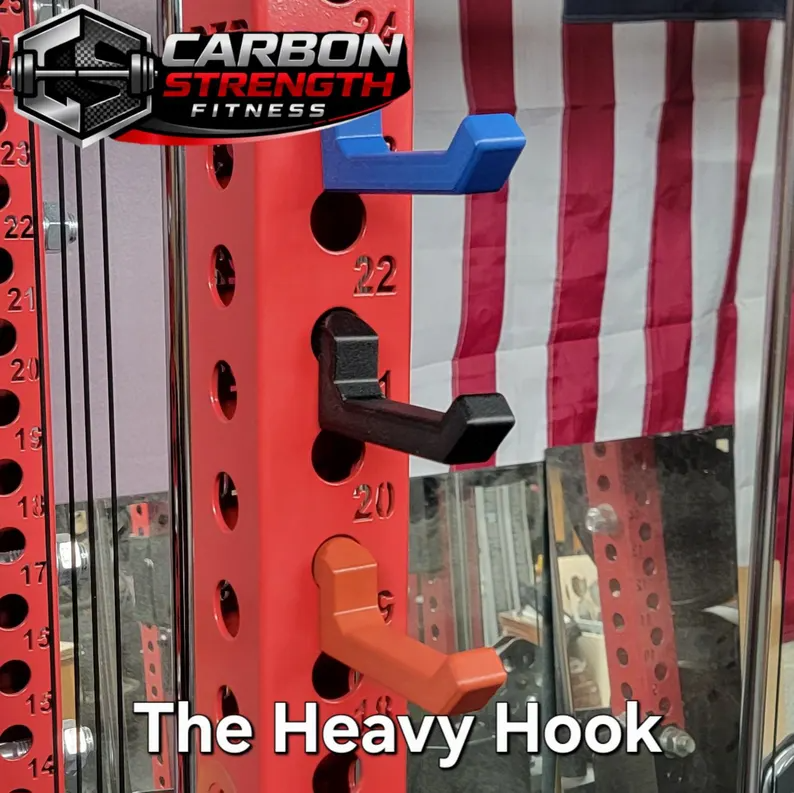 The Heavy Hook™ Magnetic Gym Storage Rack Hook