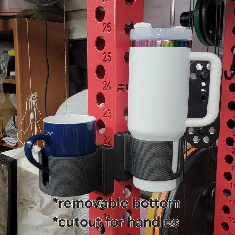 Nova Mount - Gym Rack Cup Holder – Magnetic Design