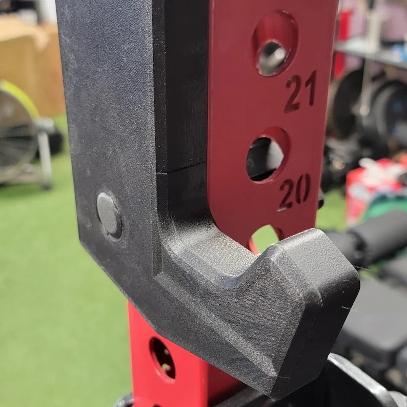 Bolt-On J-Hook Set for 3x3 Gym Racks