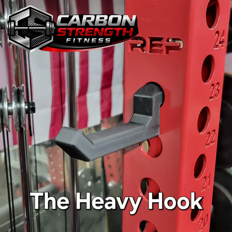 The Heavy Hook™ Magnetic Gym Storage Rack Hook