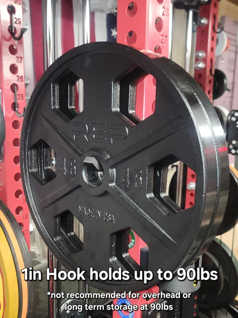The Heavy Hook™ Magnetic Gym Storage Rack Hook