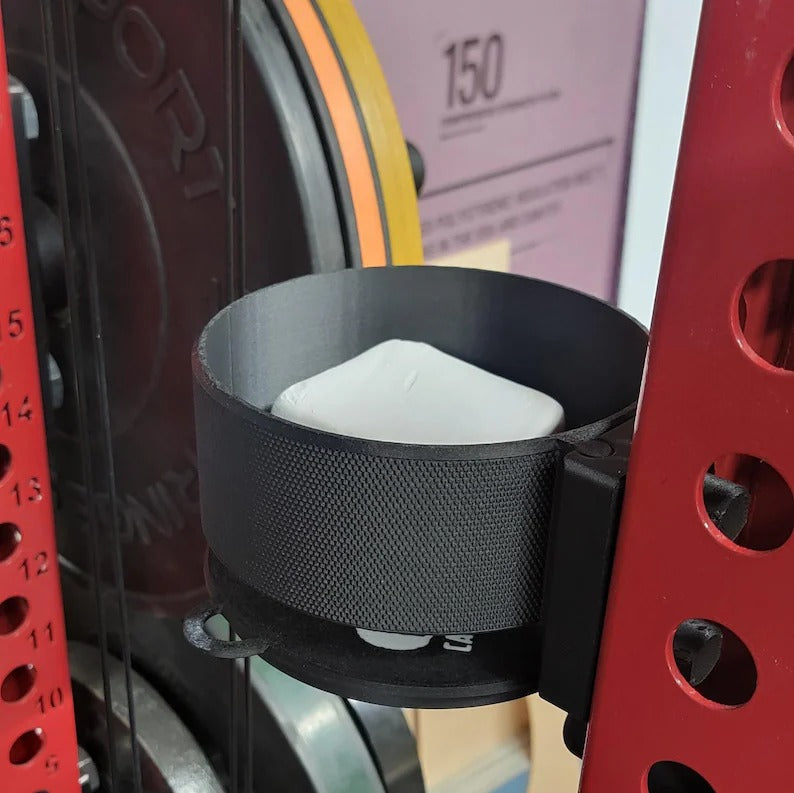 Magnetic Gym Chalk Bowl | Rack or Wall Mount | Carbon Fiber Composite