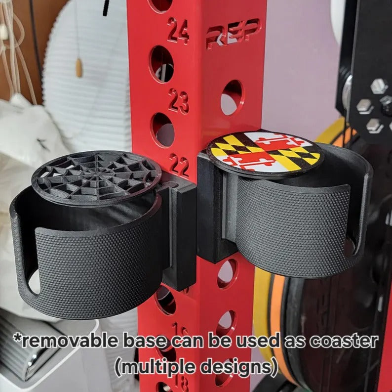 Nova Mount - Gym Rack Cup Holder – Magnetic Design