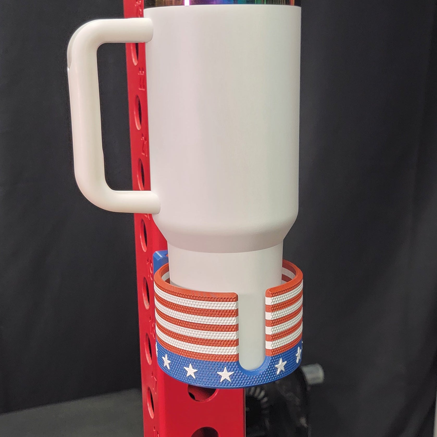 USA FLAG - Rack Mounted Cup Holder