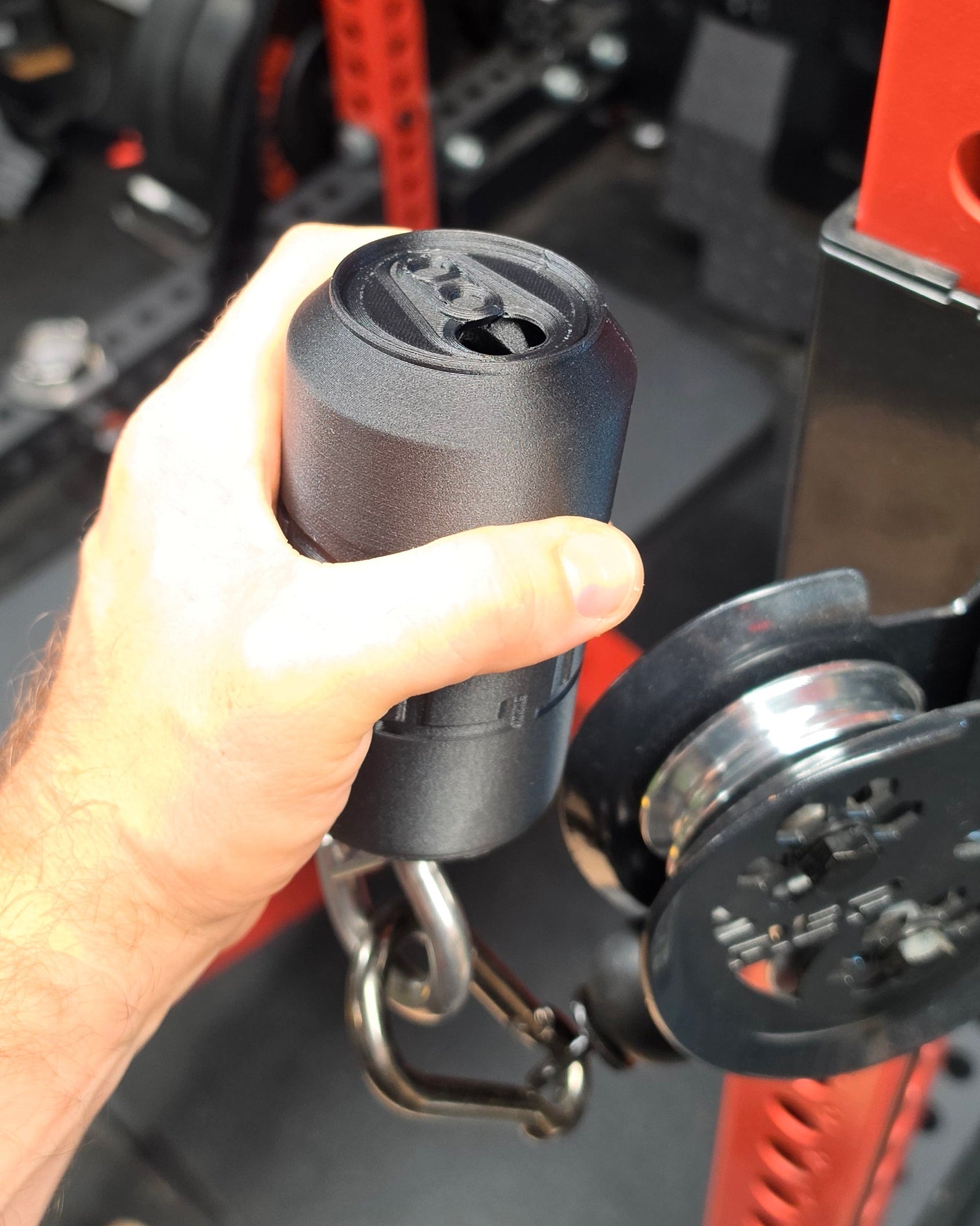 Beer Can Cable Attachment